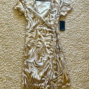 Caution To The Wind Wrap Dress